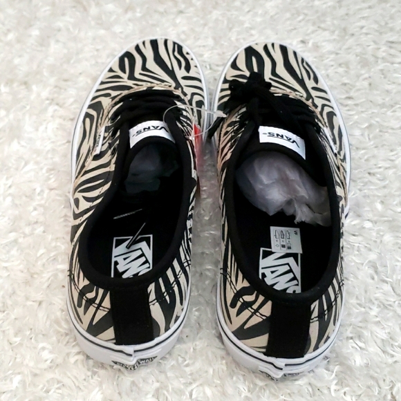 Vans Shoes Nwt Vans Metallic Zebra Print Sneakers Poshmark